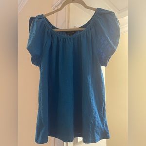 Off-the Shoulder Blue